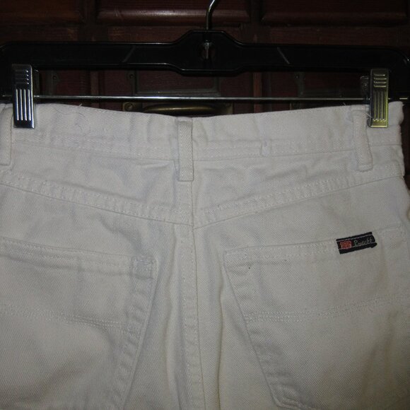 ROUTE 66 White Denim Capri Cropped Jeans Pants 7/8 - Picture 4 of 5